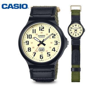 [카시오][정품] 카시오 MW-240B-3B 공용 학생 저소음 벨크로 나토밴드 시계