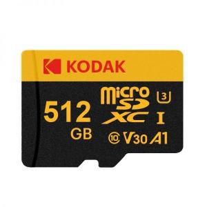 렉사SD카드 KODAK MicroSD 메모리 카드 512GB 256GB 최대 100 MB/s Class10 U3 32GB 64GB 128GB TF 4K HD U