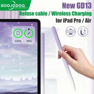 GOOJODOQ 러스 펜 GD13 iPad 에어 4 5 프로 11 12.9 2018 2020 미니 6 팜 리젝션
