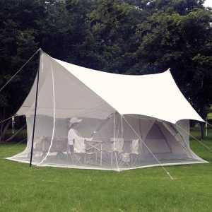 메쉬 헥사타프모기장 텐트 방충망 대형 캠핑 타프쉘 하우스