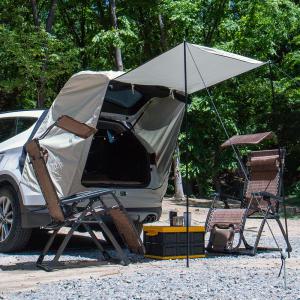 감성 캠핑 SUV 차박 도킹 텐트