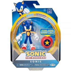 Sonic The Hedgehog 10.2cm4인치 형 액션 피규어 컬렉션 선택 스타 스프링이 있는 소닉