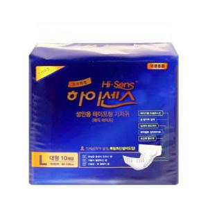 하이센스 성인용기저귀 겉기저기 프리미엄 매직테이프 대형A2 (10매X8)80매