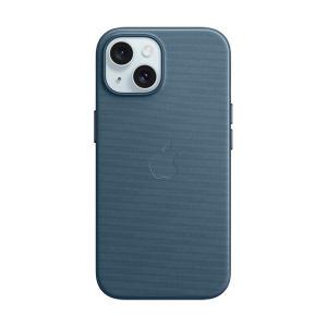 Apple 정품 MagSafe형 iPhone 15 파인우븐 케이스- 퍼시픽 블루