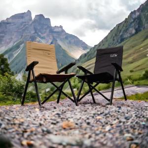 폴라리스 실렌티움 X1 릴렉스체어 캠핑용 접이식 각도조절 의자