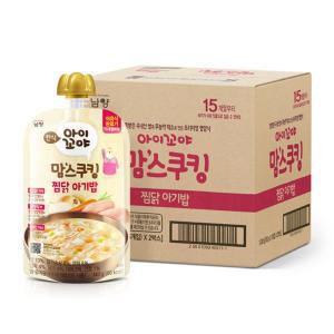 살아있는 쌀알 맘스쿠킹 유아 후기 이유식(찜닭진밥/15개월-) 10개
