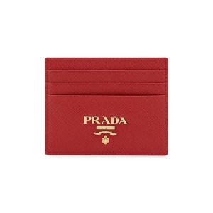 [프라다]프라다 여성 사피아노 로고 레드 카드지갑 1MC025 QWA F068Z