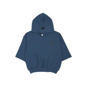 [롯데백화점]빈 블루 후드 7부 티셔츠 BX51TS05BU