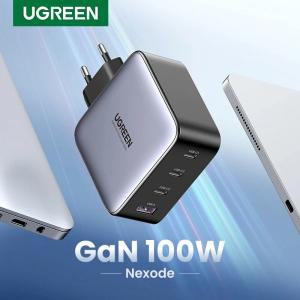 유그린 Ugreen -GaN USB 100W 맥북 태블릿 고속 충전기 아이폰 샤오미 C 타입 PD 충전 13