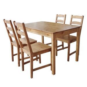 [비카] JOKKMOKK 요크모크 4인용 식탁세트 테이블+의자4 원목식탁세트 테이블세트