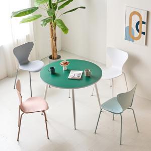 벨루테 HPM 양면 원형 테이블 4인 식탁 1000  의자 미포함  착불