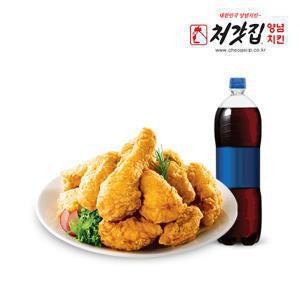 [처갓집 양념치킨] 후라이드치킨+콜라 1.25L