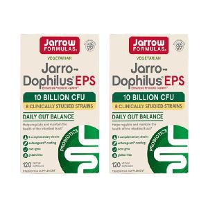 2개 Jarrow 자로우 포뮬러스 도피러스 EPS 100억 유산균 120 캡슐