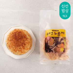 [품질보장] 국산쌀 솥뚜껑 누룽지 1kg x 2봉(총 2kg) 수제 가마솥 아침식사대용 숭늉