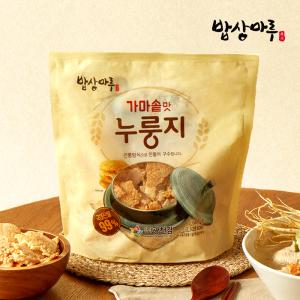 [유통기한 24.10.23][밥상마루] 가마솥맛 누룽지 600g 1kg (지퍼형) / 뜨끈 간편식사