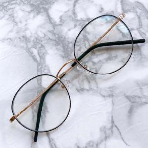 가벼운 국산 베타 티타늄 남자 여자 동글이 안경테 (청광렌즈선택)