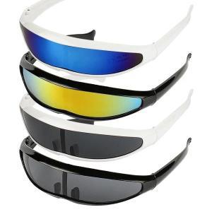 개성 미러 렌즈 바이저 선글라스, 레이저 안경, 미래형 좁은 사이클롭스 안경, UV400 러닝 사이클링 선글라