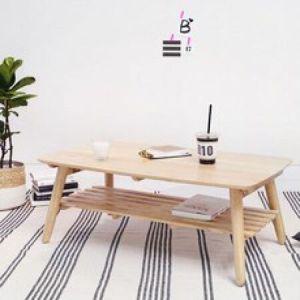 벤트리 원목 접이식 식탁 테이블 가정용 나무 디자인_MC