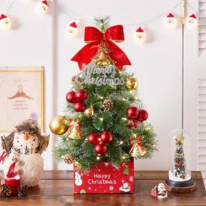 60cm 골든벨 뉴리얼 솔잎 눈꽃 트리 풀세트(전구포함)크리스마스 나무 파티장식 성탄절 인테리어 홈파티 겨