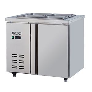 직냉식 반찬작업대 셀프바냉장고 샐러드바테이블 KIS-PDB09R_MC