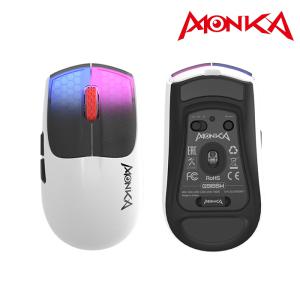 MONKA G966W 초경량 유무선 게이밍 마우스