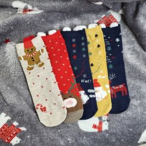 크리스마스 산타 선물 일반사이즈 방한 마개 용품 10켤레세트 겨울 장갑 귀 양말