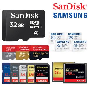 샌디스크 정품 SD카드 마이크로SD 메모리카드 CF메모리(본 상품 microsd Class4 32GB)