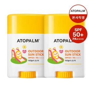 아토팜 야외놀이 선스틱 21g SPF50+ PA 2개