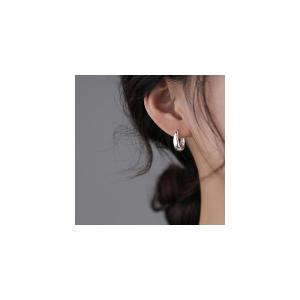 엠스타일 925 은 앵글 원터치 귀걸이 선물포장 미니 이어링 실버 데일리 여자 순은