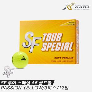 [던롭스포츠코리아정품]2022 젝시오 SF TOUR SPECIAL(투어 스페셜 A6) 골프볼/골프공[패션옐로우][2피스/12