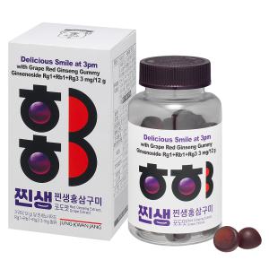 정관장 찐생 홍삼 구미 포도맛 4g 75구미-홍삼젤리 6년근 농축액 활기력