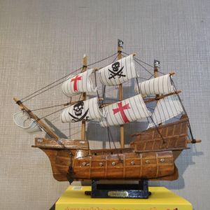 범선 항해 해적선 장식 선물 크루즈 거실 배 모형 완제품