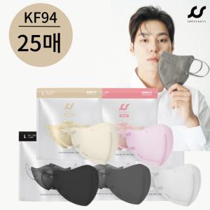 김국산  KF94 씬핏 5가지 컬러 마스크 새부리형 3중 구조 대형 중형 25매