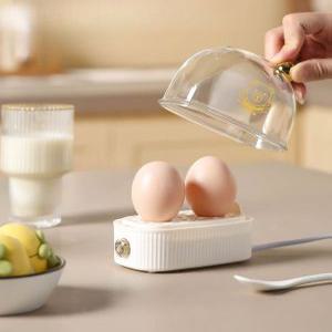 미니 계란 찜기 달걀 삶는 기계 소형 2구 만두 에그메이커