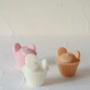크리스마스 곰 동물 모양 실리콘 양초 수제 비누 케이크 만들기 용품