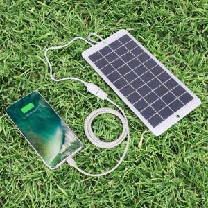 태양광 패널 일체형 충전기 출력 USB C 타입 휴대용 태양광 시스템 휴대폰 충전기 전기 선풍기 5V 900MA 20