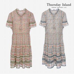 [Thursday Island] 보더 믹스 미니 원피스(T224MOP308W)