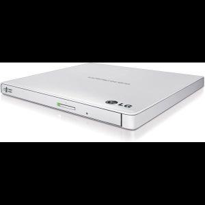 DVD 플레이어 LG GP65NB60 8X USB 2.0 슈퍼 멀티 슬림 휴대용 라이터 드라이브 /-RW M-DISC 지원 외장 - 블