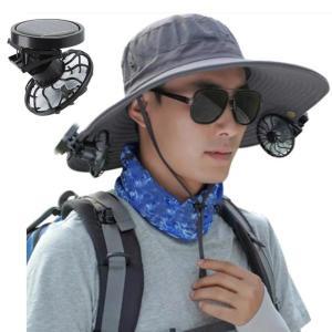 태양광 태양열 선풍기 클립 온 모자 미니 팬 야구 여행용 여름 휴대용 B