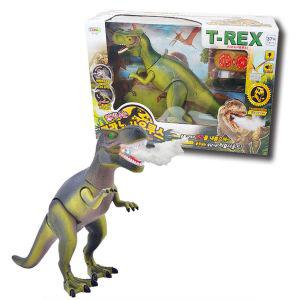 연기나는티라노사우루스 RC 장난감 완구 선물학습 작동 공룡 움직이는 우르스 놀이 모형
