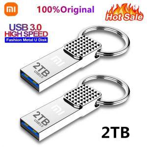 샤오미 USB 3.0 펜드라이브 펜 드라이브 금속 방수 플래시 512GB TYPE-C 메모리 스틱 2023 1TB 2TB