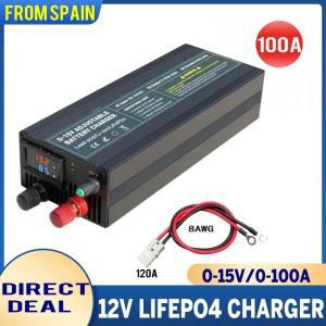 앤더슨 휴대용 리튬 배터리 충전기, 전압 및 전류 조절 가능, 12V, Lifepo4, 40A, 60A, 85A, 100A