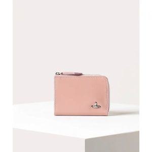 [정품] 비비안웨스트우드 지갑 핑크 지퍼형 카드수납