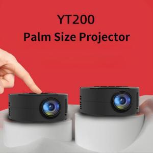 미니빔프로젝터 YT200 LED 모바일 비디오 미니 홈 시어터 미디어 시네마 유선 스크린 아이폰 안드로이드용
