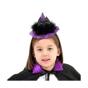 [오너클랜]퍼플 벳 마녀 모자 머리띠  할로윈 파티 클럽 용품