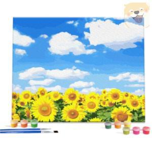 페인팅 캔버스 명화 청량한 여름 해바라기 40 X 50 예쁜그림 그림액자 예쁜사진
