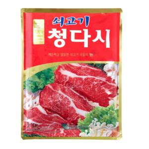 한정성 쇠고기 청다시 다시다 미원 박스 (1kg x 10개입)