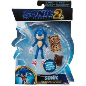Sonic The Hedgehog 2 영화 10.2cm(4인치) 관절형 액션 피규어 컬렉션(소닉 - 시리즈 2)