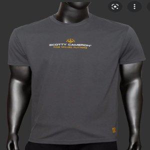 [타이틀리스트]스카티카메론 반팔 셔츠 95싸이즈 한정판 면티 골프웨어
