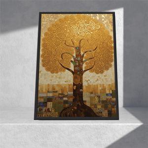 보석십자수 3D 명화황금돈나무 (40x60cm)벽걸이 비즈공예 액자 큐빅 세트